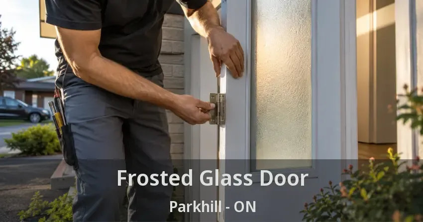 Frosted Glass Door Parkhill - ON
