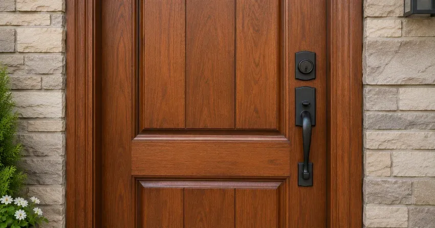 custom door installation technician fitting frame Parkhill