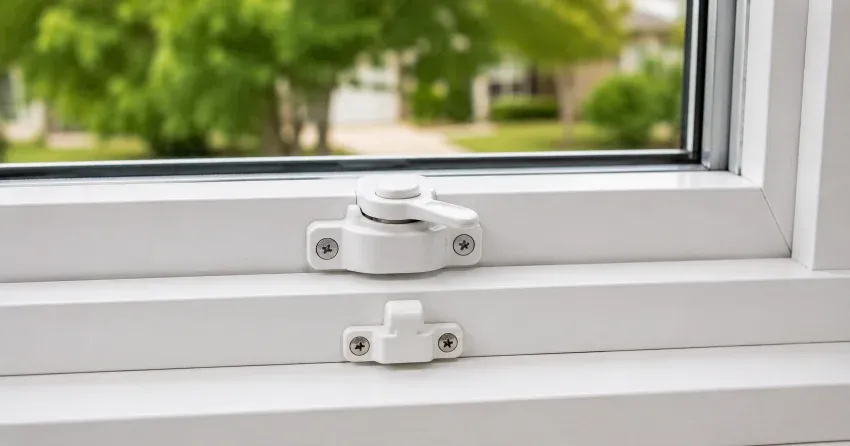 technician installing new window latch hardware in Parkhill